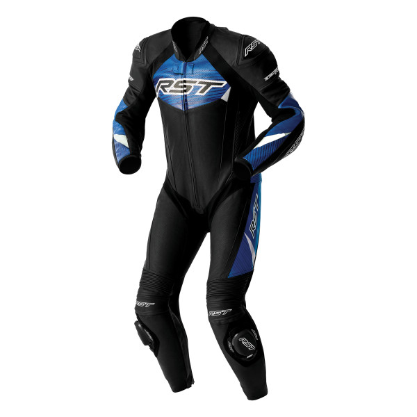 RST RST RST Tractech Evo D3O Leather Suit Black / Blue 